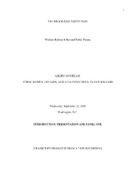 Transcript Produced from a Tape Recording] 2