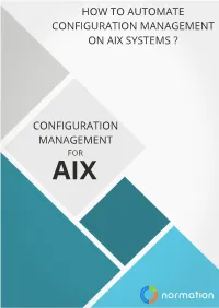 Configuration Management How To