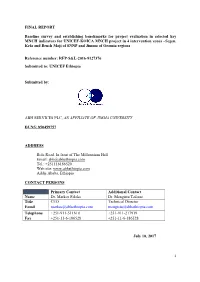 FINAL REPORT Baseline Survey and Establishing Benchmarks for Project