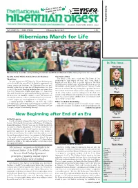 Hibernians March for Life