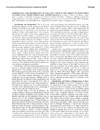 Morphology and Distribution of Volcanic Vents in the Orientale Basin from Chandrayaan-1 Moon Mineralogy Mapper (M3) Data