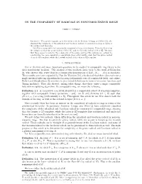 On the Complexity of Radicals in Noncommutative Rings