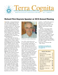 Richard Flint Keynote Speaker at 2010 Annual Meeting