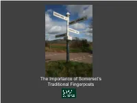Somerset Guide Posts