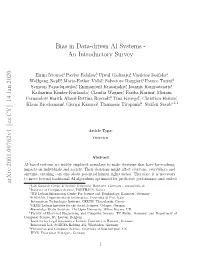 Bias in Data-Driven AI Systems - an Introductory Survey