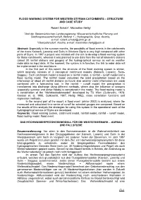 Flood Warning System for Western Styrian Catchments – Structure and Case Study