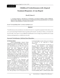 A Case Report