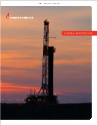 EOG Resources, Inc. 2008 Annual Report