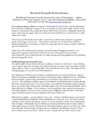 Materials for Beating Flea Beetles in Brassicas