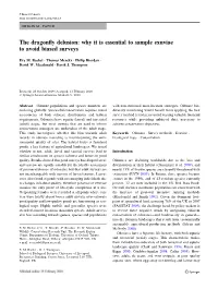 The Dragonfly Delusion: Why It Is Essential to Sample Exuviae To