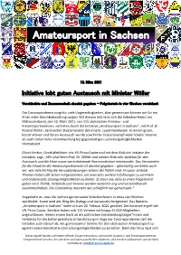 Amateursport in Sachsen