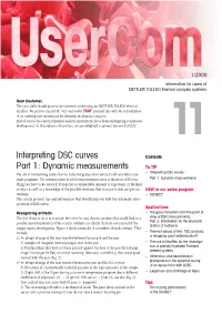 Interpreting DSC Curves Part 1: Dynamic Measurements