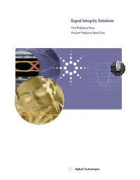 Signal Integrity Solutions