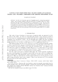 Arxiv:1909.00374V3 [Math.PR] 1 Apr 2021 2010 Mathematics Subject Classiﬁcation