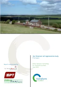 Ayr-Stranraer Rail Regeneration Study Final Report