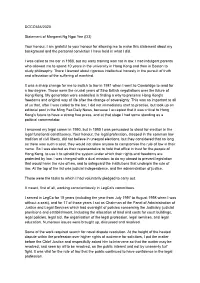 DCCC536/2020 Statement of Margaret Ng Ngoi Yee (D3) Your