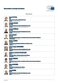 List of Members