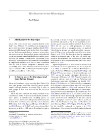 Silicification in the Microalgae