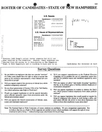 Survey Questions