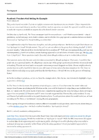 Academic-Freedom-And-Setting-An-Example- -Tim-Hayward