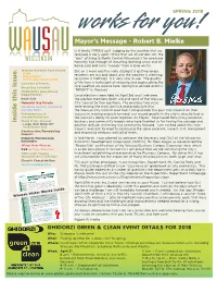 Inside This Issue. Mayor's Message