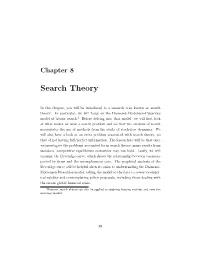 Chapter on Search Theory