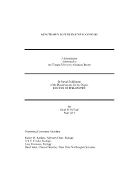 MIXOTROPHY in FRESHWATER FOOD WEBS a Dissertation