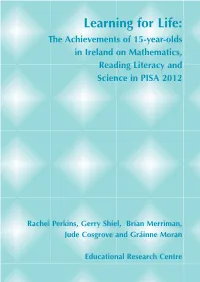 Report, While the Results for Problem Solving Will Be Published by the OECD in Spring 2014