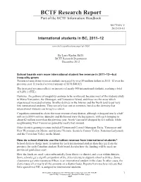 BCTF Research Report Part of the BCTF Information Handbook