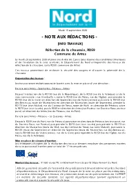 Note Aux Rédactions