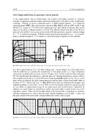 Operation, Tetrode, Pentode in the Single-Ended, Class-A