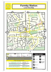 Formby Station Local Area Map
