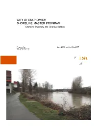 Shoreline Inventory and Characterization (Appendix A)