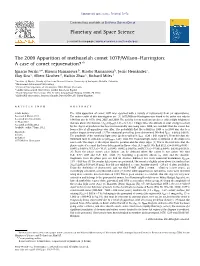The 2009 Apparition of Methuselah Comet 107P/Wilson–Harrington A