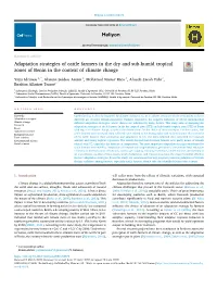 Adaptation Strategies of Cattle Farmers in the Dry and Sub-Humid Tropical Zones of Benin in the Context of Climate Change