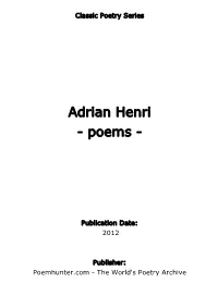 Adrian Henri - Poems