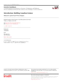 Building Canadian Science Richard A