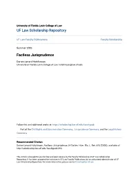 Factless Jurisprudence