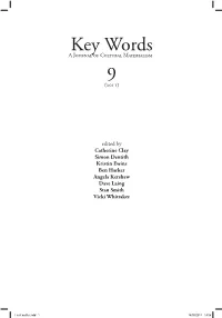 Key Words 9 (2011), Pp