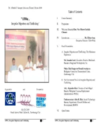 “Ofws, Irregular Migration and Trafficking” II