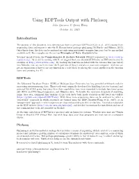 Using Rdptools Output with Phyloseq John Quensen & Qiong Wang October 23, 2015