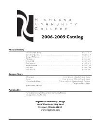2006-2009 Catalog