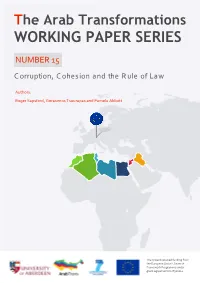 Corruption, Cohesion and the Rule of Law