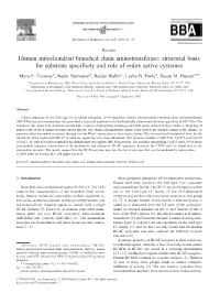 Structural Basis for Substrate Specificity and Role of Redox Active Cysteines