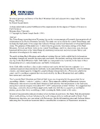 Structural Geology and History of the Buck Mountain Fault and Adjacent