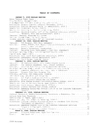 Table of Contents