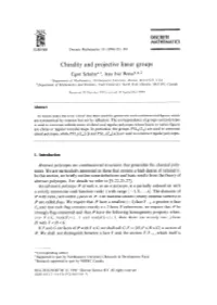 Chirality and Projective Linear Groups