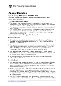 FPS/R0660/14A/3 Decision Date