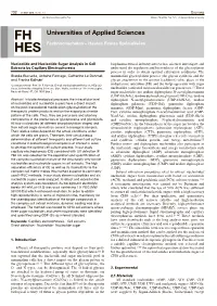 Nucleotide and Nucleotide Sugar Analysis in Cell Extracts By