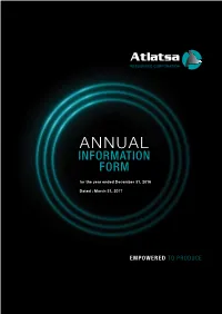 Annual Information Form